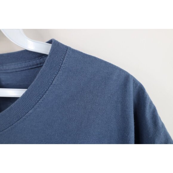 Vintage Y2K 2007 Streetwear Mens Large Faded Spell Out New York Box Logo T-Shirt - Picture 12 of 16